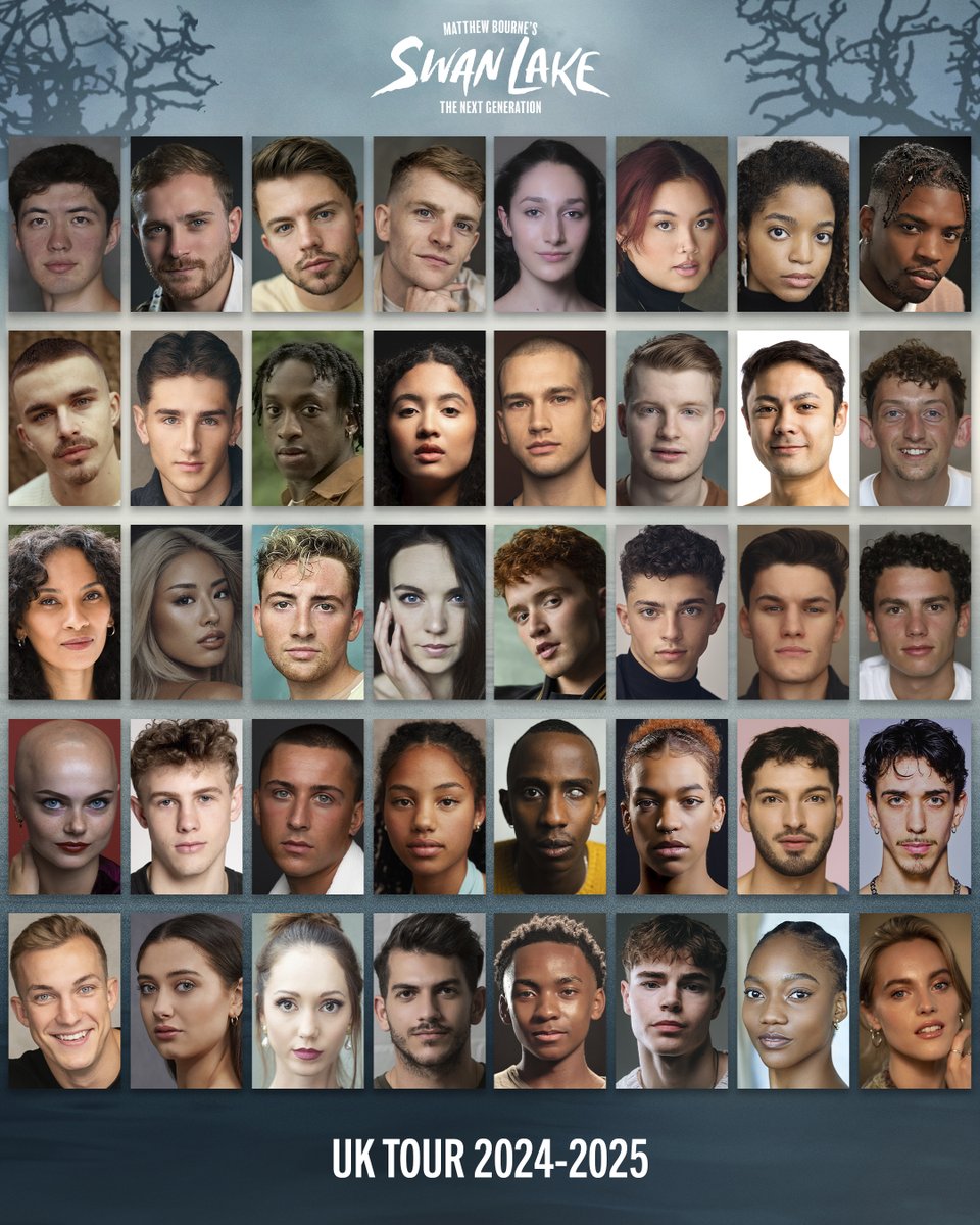 We've kept you waiting long enough… 🦢

…meet the cast of Matthew Bourne's Swan Lake: The Next Generation

Book now: bit.ly/3UVZSoa