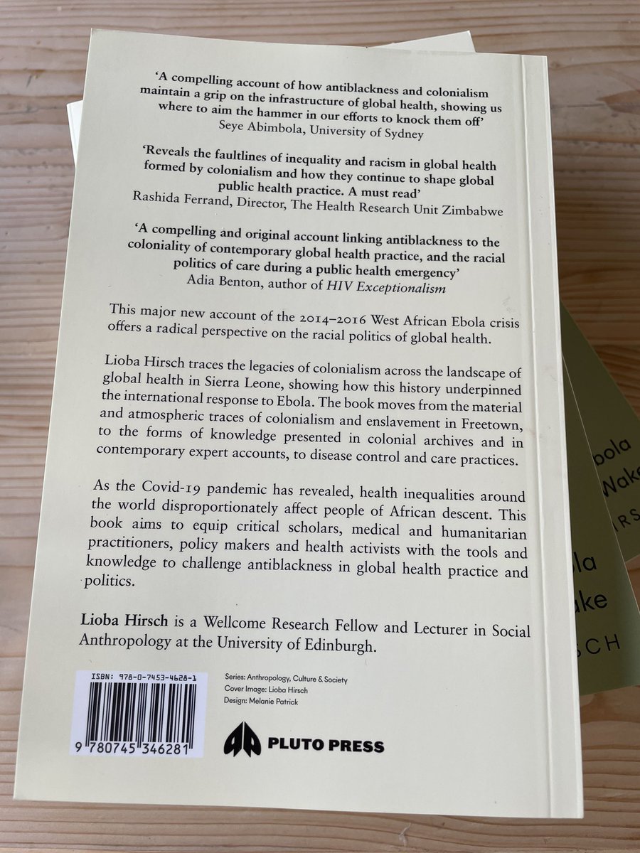 Lio H. 🇵🇸 🇨🇩 (@lili_assaba) on Twitter photo Immensely grateful to have this published today with <a href="/PlutoPress/">Pluto Press</a>. It’s been 10 years since #ebola in Sierra Leone, much still needs to change for global health systems and leaders to undo colonial thinking and recognise and honour African and Black lives. Immensely grateful to have this published today with <a href="/PlutoPress/">Pluto Press</a>. It’s been 10 years since #ebola in Sierra Leone, much still needs to change for global health systems and leaders to undo colonial thinking and recognise and honour African and Black lives.
