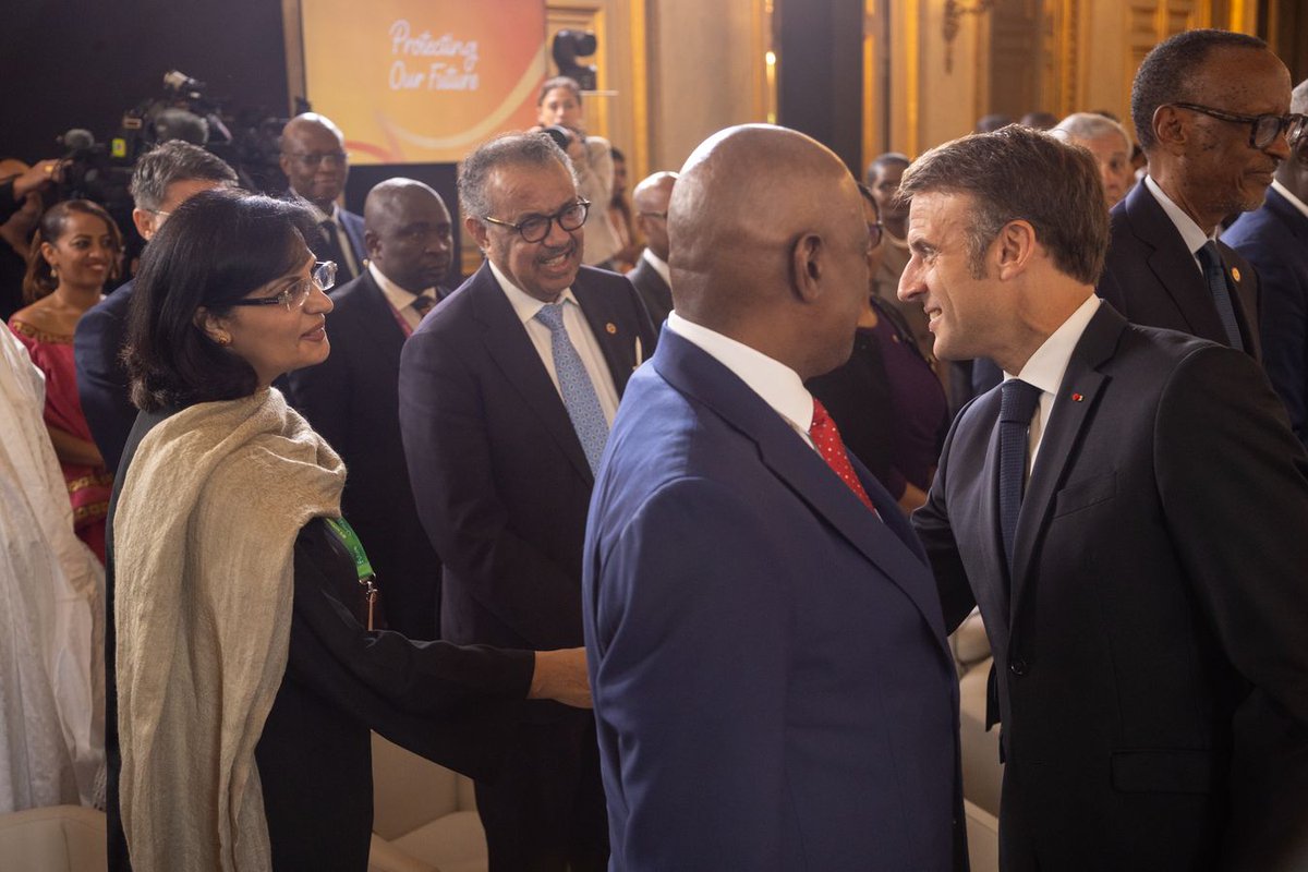 Dr Sania Nishtar (@sanianishtar) on Twitter photo My heartfelt thanks to President <a href="/EmmanuelMacron/">Emmanuel Macron</a> for co-hosting the launch of @Gavi’s Investment Opportunity and African Vaccine Manufacturing Accelerator here in Paris. We are thankful for your leadership and solidarity. My heartfelt thanks to President <a href="/EmmanuelMacron/">Emmanuel Macron</a> for co-hosting the launch of @Gavi’s Investment Opportunity and African Vaccine Manufacturing Accelerator here in Paris. We are thankful for your leadership and solidarity.