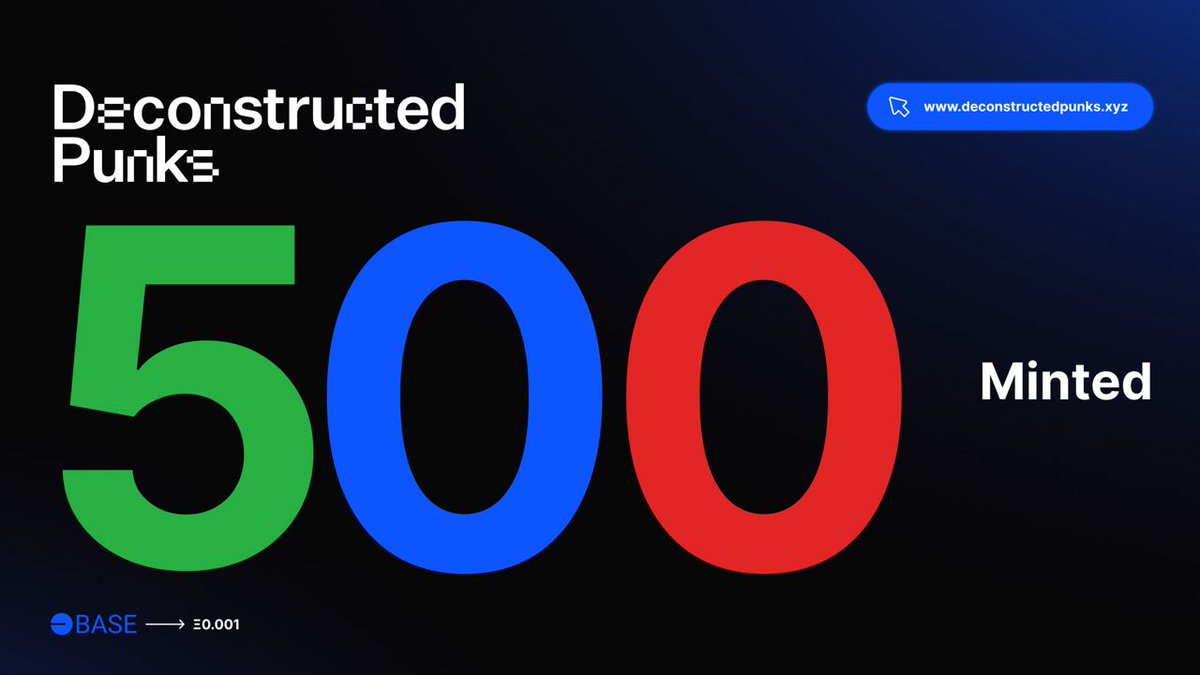 We are proud to announce we have deconstructed 500+ Crypto Punks down to their core pixel essence