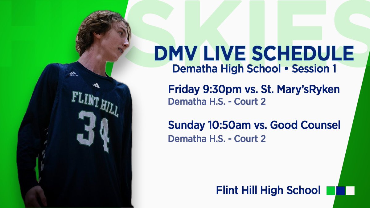 DMV Live • Session 1 <a href="/DeMathaHoops/">DeMatha Basketball</a> 
<a href="/DMVHoopsLive/">DMV Live</a> <a href="/FlintHillHoops/">Huskies</a> <a href="/CapitolHoops/">Capitol Hoops</a>
<a href="/ElonMBasketball/">Elon Men's Basketball</a> <a href="/FGCU_MBB/">FGCU Men's Hoops</a> <a href="/Towson_MBB/">Towson Men's Basketball</a> <a href="/AU_MBasketball/">American U. Men's Basketball</a> #DMVHoops #Basketball #DMVlive