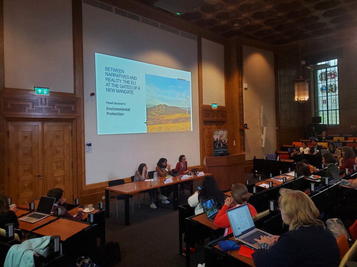 🌍 The discussion now shifts towards #environmental protection with speakers <a href="/LdeAlmei/">Lucila de Almeida 🇺🇦</a> and <a href="/j_richelle1/">Justine Richelle</a> and chair @fs_colli (<a href="/FasosMaastricht/">FASoS Maastricht</a>)