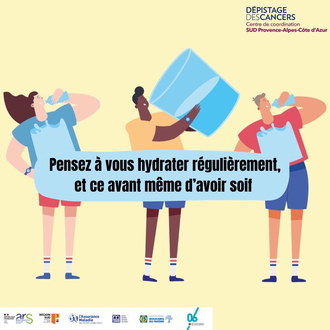 ⚠️ Tabac, alcool, alimentation, activité physique, sommeil.
En changeant nos comportements dès maintenant, on pourrait éviter près de la moitié des cancers.

Pensez également à votre geste santé, le dépistage organisé 🥰
