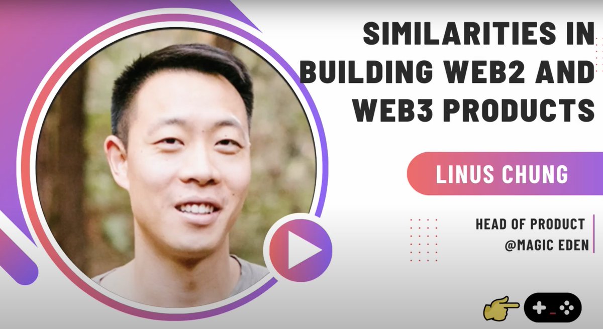 👉 🎮  Building in Web2 vs Web3

<a href="/linuschung/">Linus Chung</a>, Head of Product at @magiceden, unpacks the similarities and differences

🧵