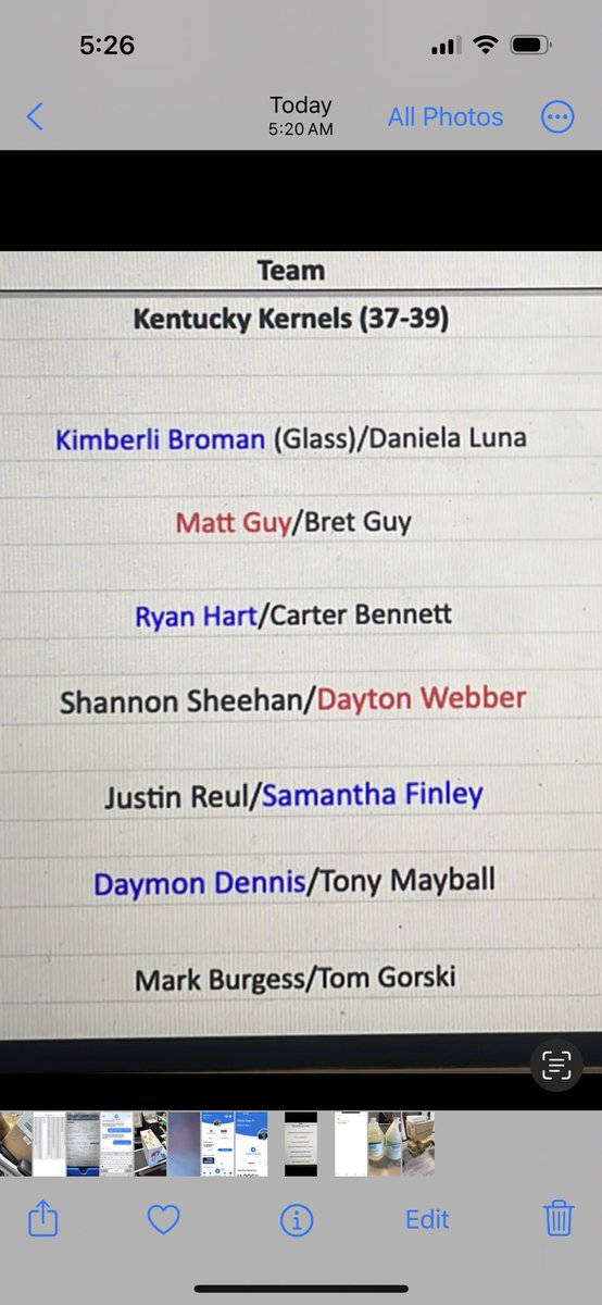 Bret Guy and I will be playing on CBS Sports Network tonight at 7:00pm. We are game 2