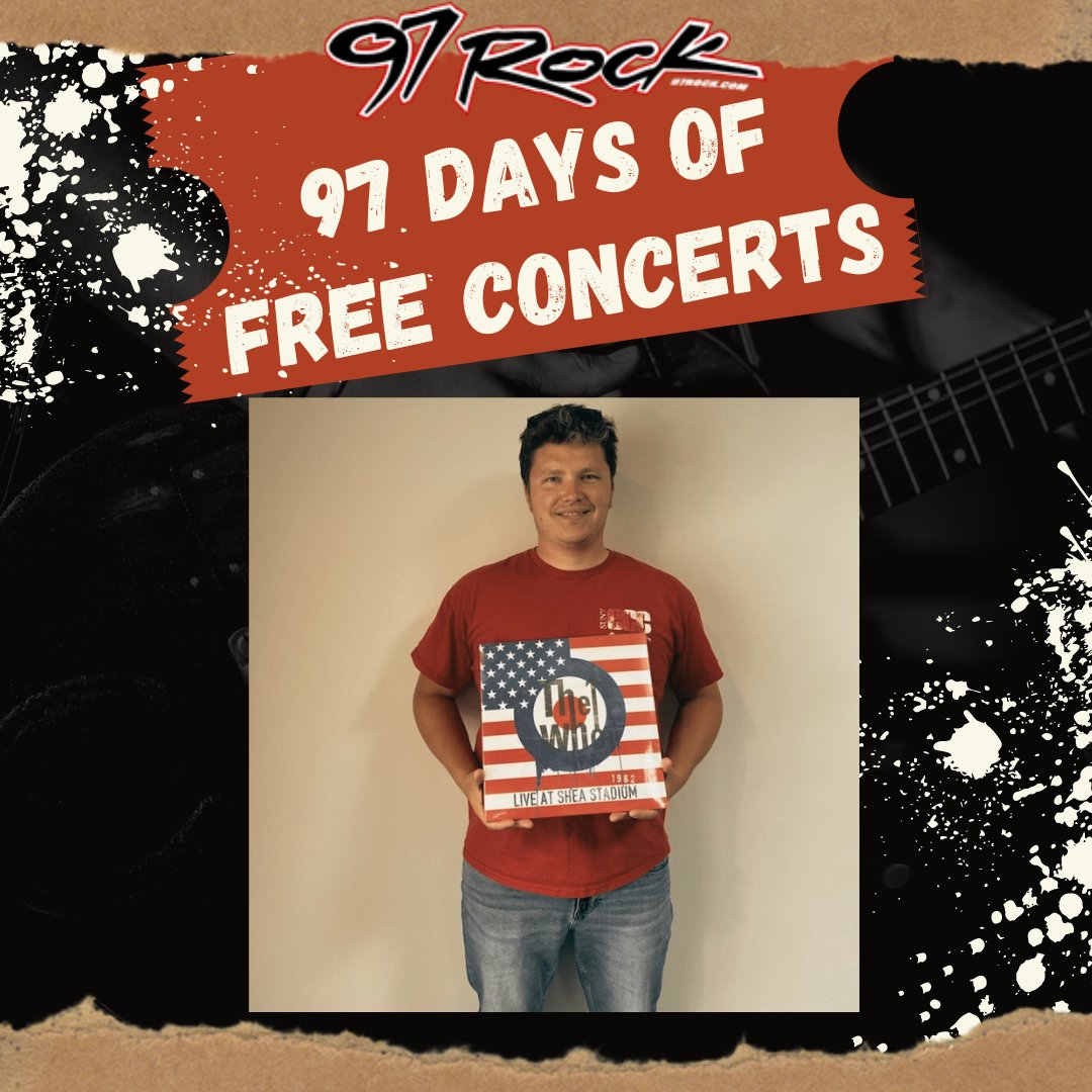 Congratulations to one of our 97 Days of Free Concerts winners, Joseph who got to see Roger Daltrey at OLG Stage at Fallsview Casino and take home The Who vinyl to add to his collection! You can win too while we keep on giving away tickets everyday, all summer!🎫