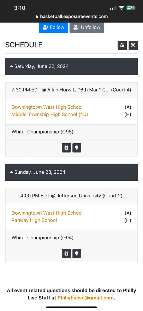 💥Donovan Fromhartz (2025)💥
6’6 Wing
High School: Downingtown West HS
AAU: East Coast Power
GPA: 3.8
Offers: Albany
Interest: Army, William &amp; Mary, Princeton, Lehigh, Loyola MD
Highlights: youtu.be/h72r8CI5Oh4?fe…

Will be playing this weekend in Philly Live at Jefferson Univ