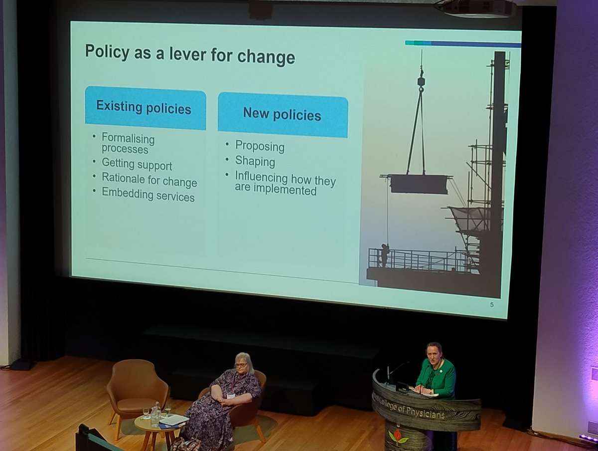 Policy can be an asset. Closing Day 1 of #HLG2024, <a href="/RuthCarlyle/">Ruth Carlyle PhD</a> is speaking about how to use existing policies, shaping implementation and influencing the development of new policies.