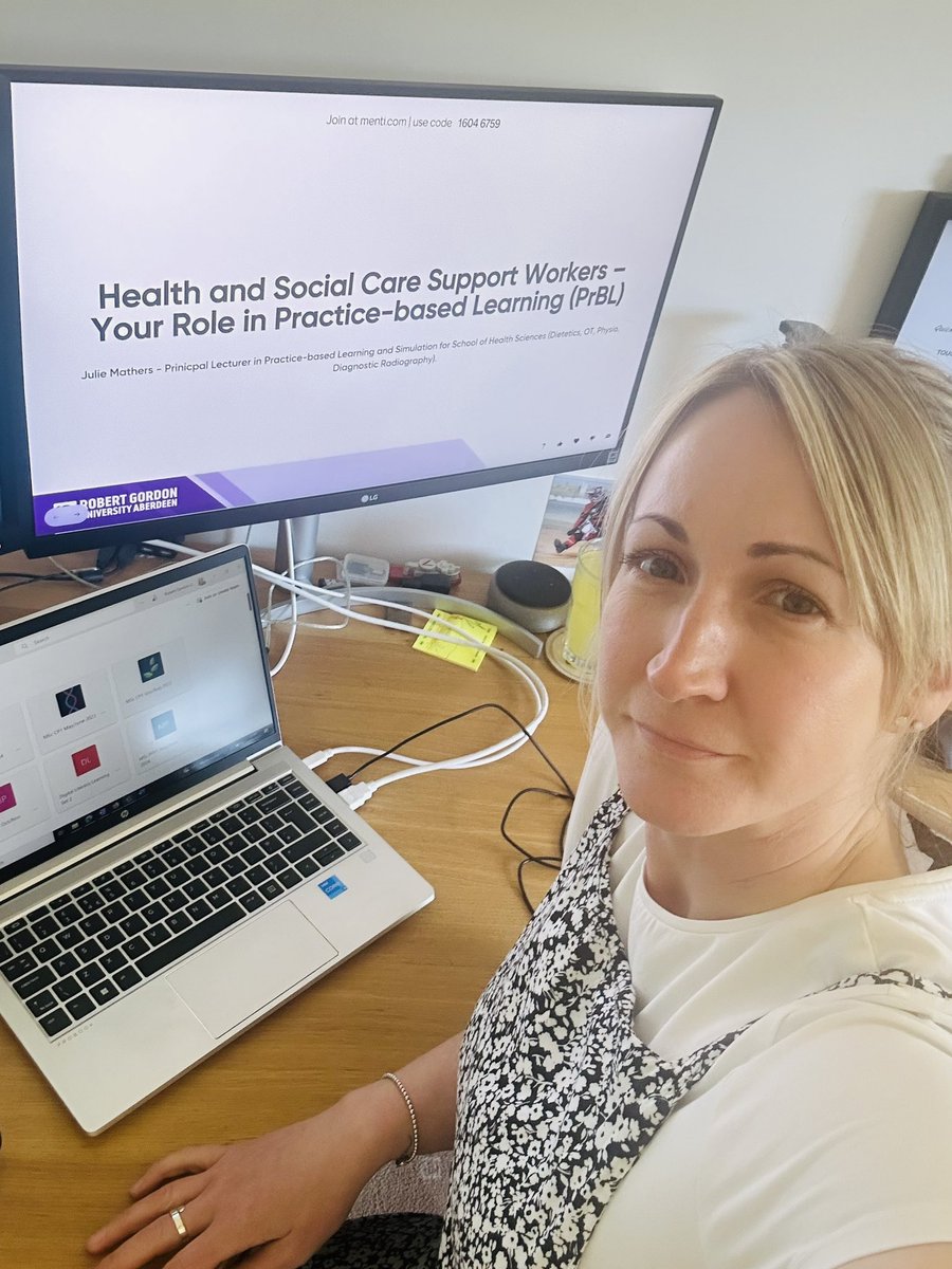 RGU School of Health (@rguhealthsci) on Twitter photo This afternoon <a href="/mrsjuliemathers/">Julie Mathers</a> led a webinar to over 70 Health and Social Care Support Workers from across Scotland on how they can support Practice-based Learning. The appetite is there and we are keen to support this workforce with further sessions being planned! #prbl #team This afternoon <a href="/mrsjuliemathers/">Julie Mathers</a> led a webinar to over 70 Health and Social Care Support Workers from across Scotland on how they can support Practice-based Learning. The appetite is there and we are keen to support this workforce with further sessions being planned! #prbl #team