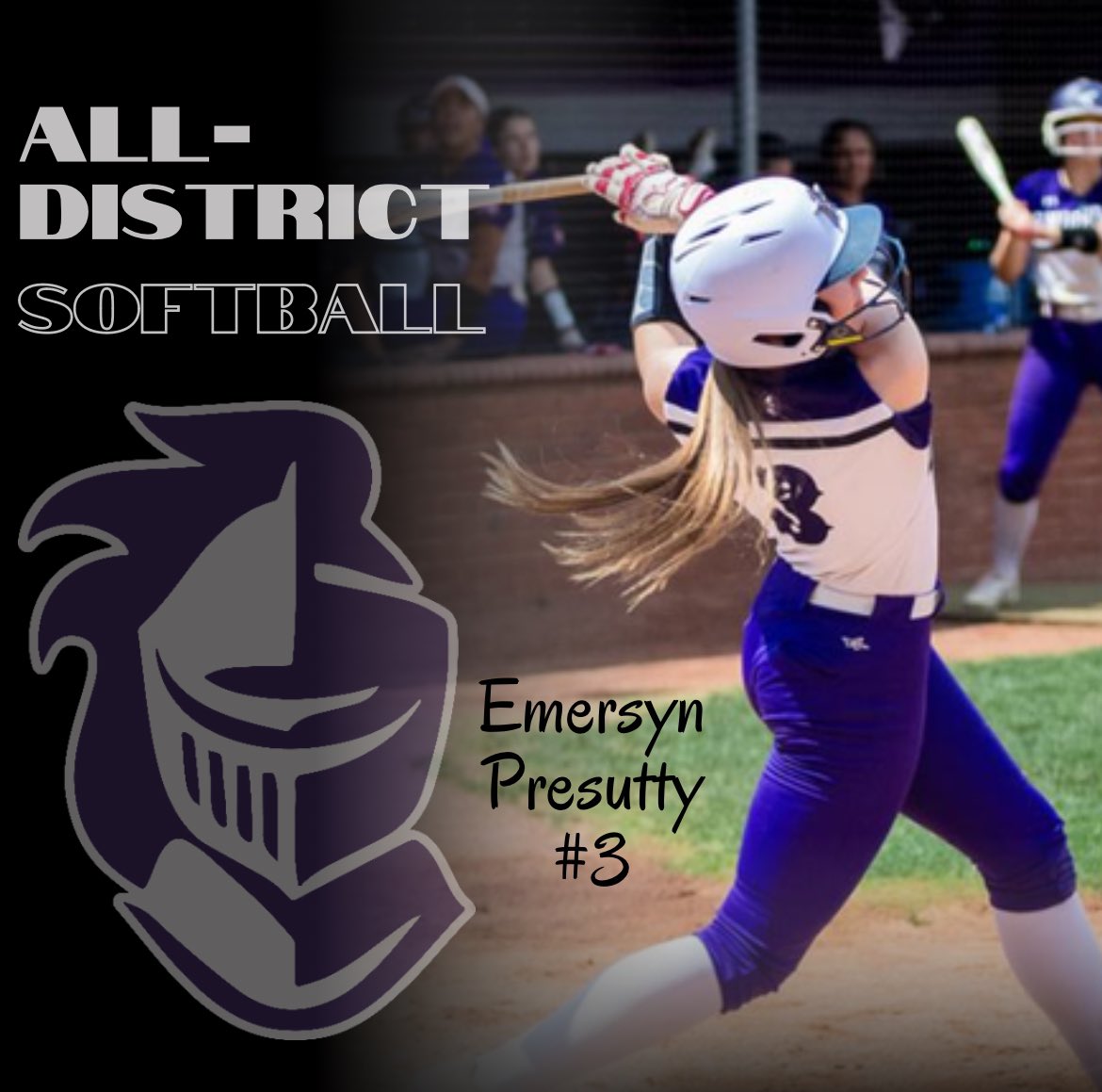 Congratulations to Emersyn Presutty for making All District!!