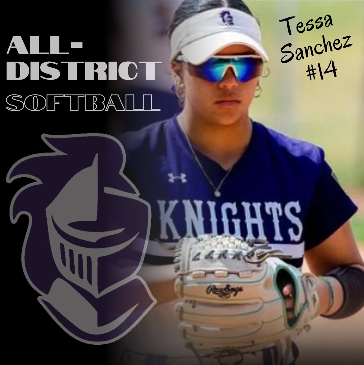 Congratulations to Tessa Sanchez for making All District!!