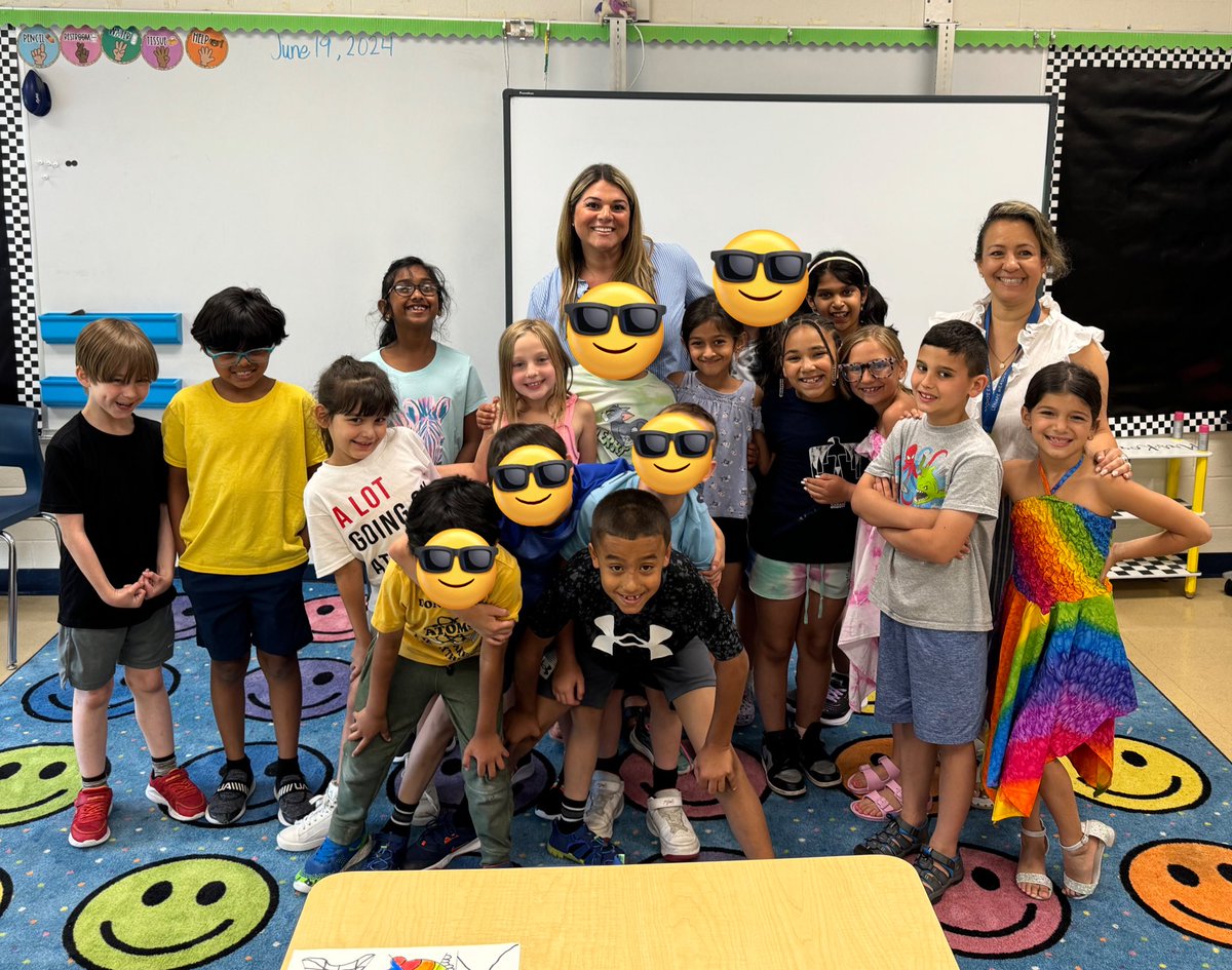 Don't let these smiling faces fool you, they're going to miss 2nd grade! 😂 Wishing everyone a happy and healthy summer! <a href="/LMMahwah/">Lenape Meadows School</a>