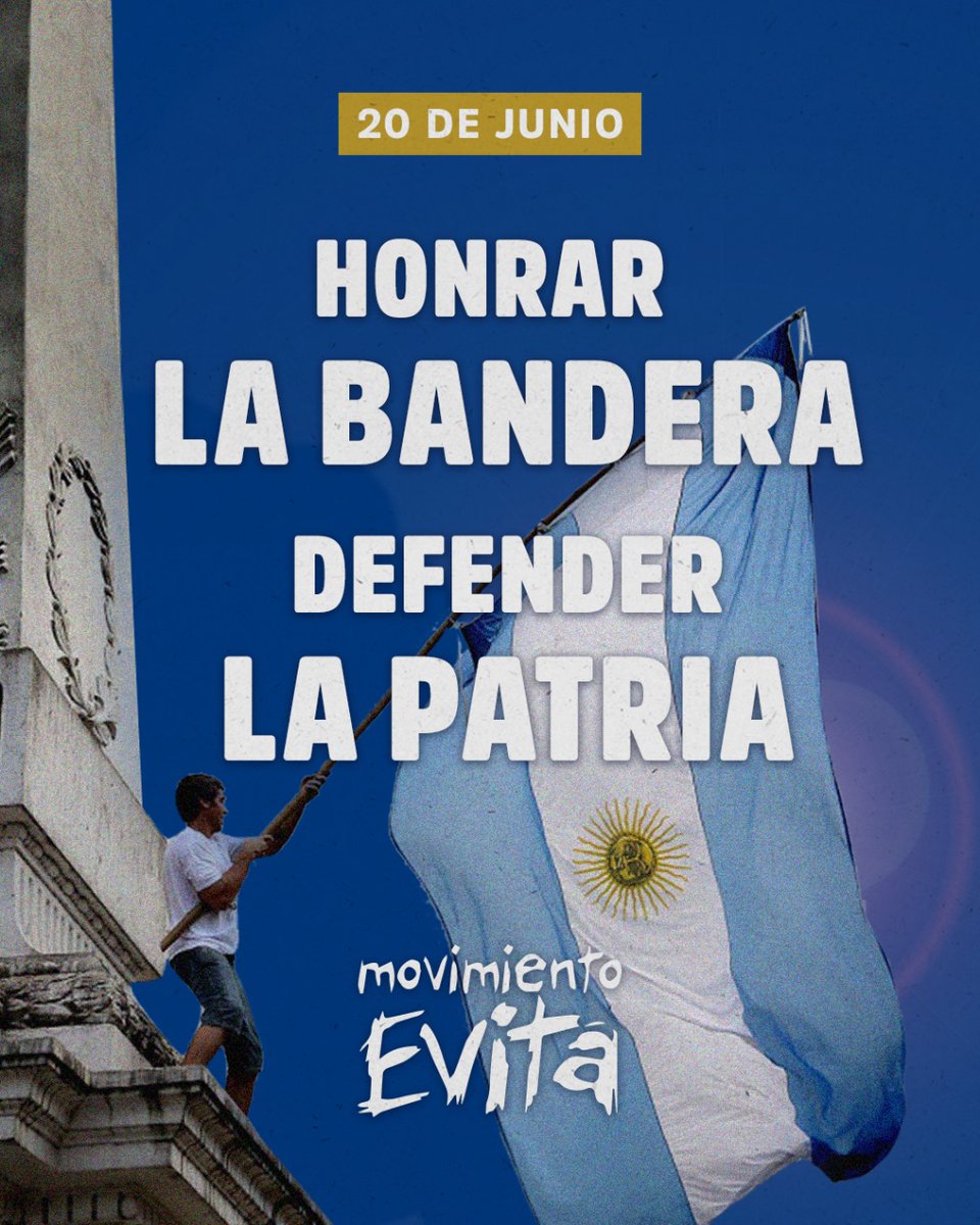 20 de Junio honramos nuestra bandera