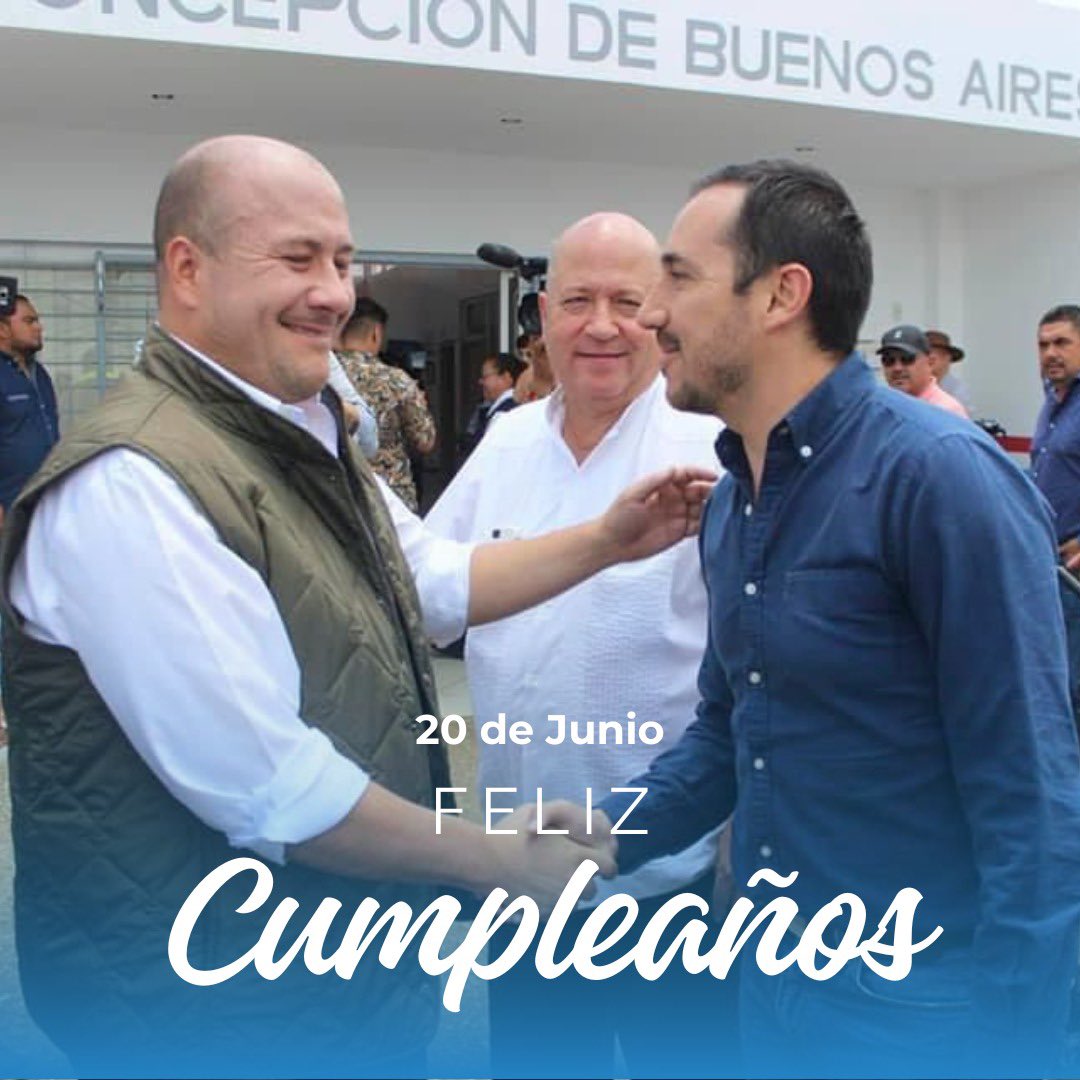 Hoy quiero desearle Feliz Cumpleaños a nuestro Gobernador <a href="/EnriqueAlfaroR/">Enrique Alfaro</a> 

Un orgullo que el liderazgo de un ingeniero civil se vea reflejado en la infraestructura del Estado y sobre todo, en una transición de unidad para el futuro de los jaliscienses.

¡Felicidades, Gobernador!