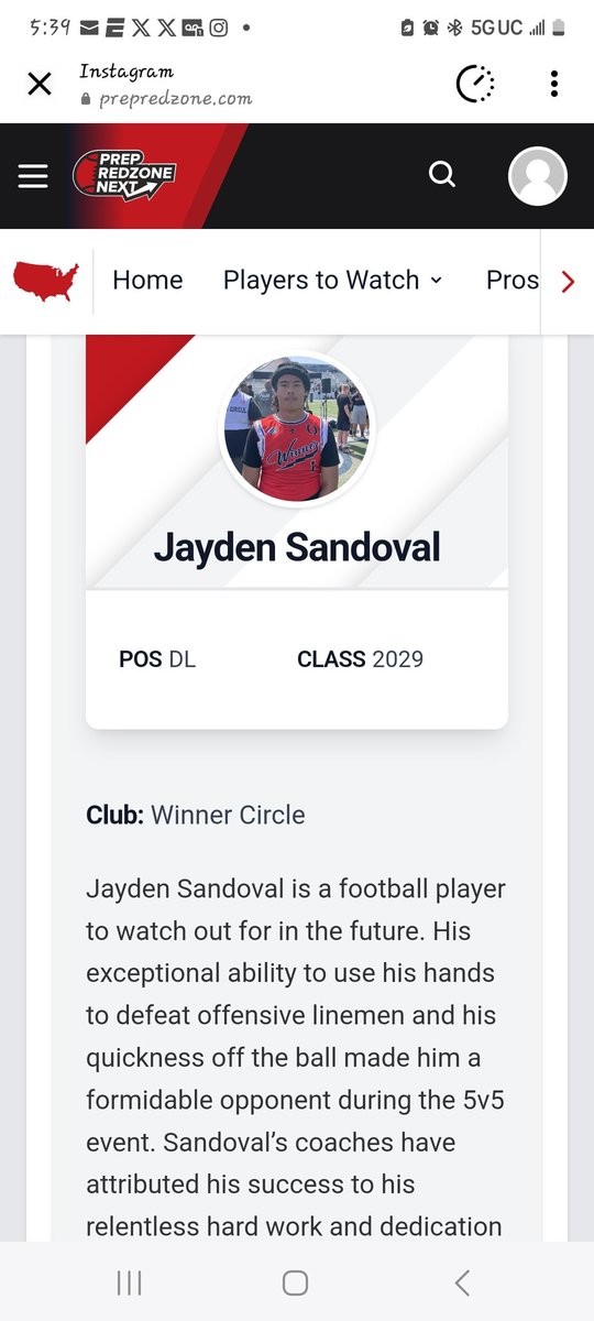 jaydenikenasio's tweet photo. Thank you very much @PrepRedzoneCA #football #8grade #πβοΈ https://t.co/bk6mknWVQm