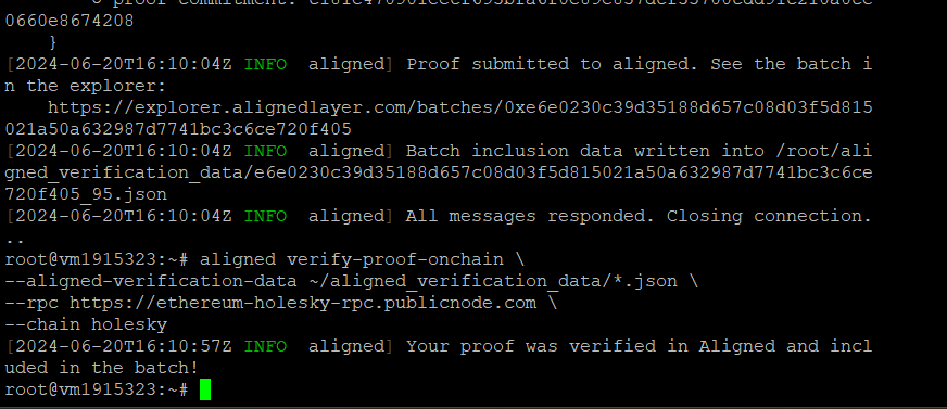 my <a href="/alignedlayer/">Aligned</a> proof 
explorer.alignedlayer.com/batches/0xe6e0…     

#aligned ✅