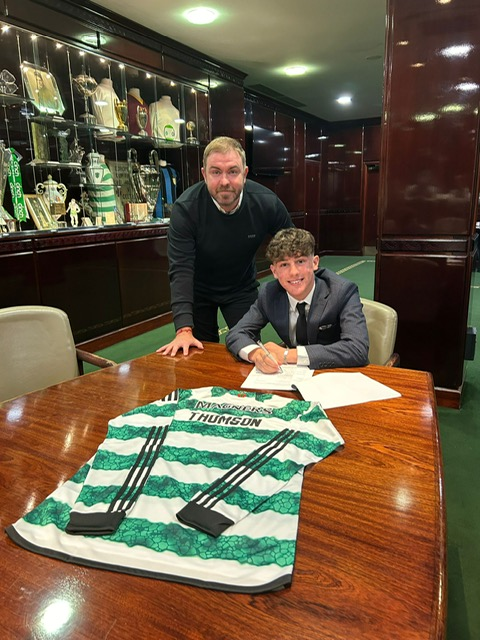 A HUGE congratulations to this young man, Jack Thomson, on his pro-contract at <a href="/CelticFC/">Celtic Football Club</a> . A really gifted footballer, but a thoroughly decent individual as well!