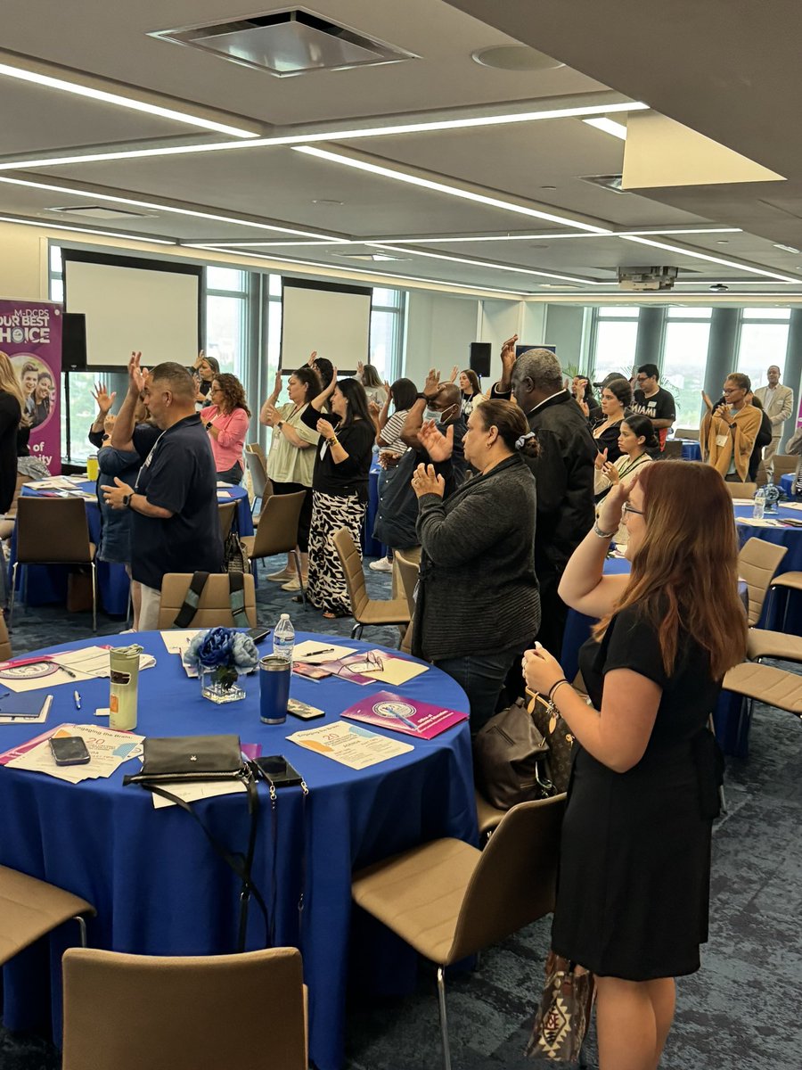 MDCPSOperations's tweet image. Engaging techniques are key to accelerating learning! Thrilled to have over 150 participants at our PD event, all committed to innovative methods that make education exciting and impactful. #AccelerateLearning #EngagingTechniques #PD #CommunityEducation #ElevateEnrichment&quot;