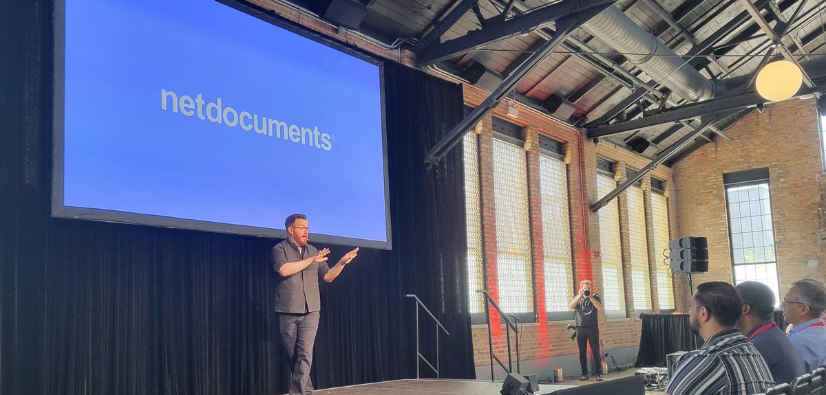netdocuments's tweet image. 🤓 Legal Geeks – If you missed our session, “2 Truths and A Lie About #AI,&quot; stop by the booth for a recap! And while you’re there, get a personalized demo of our award-winning #PatternBuilderMAX. Come see us! #LegalGeek2024 #LegalTech #GenAI #ndMAX #DMS @wearelegalgeek