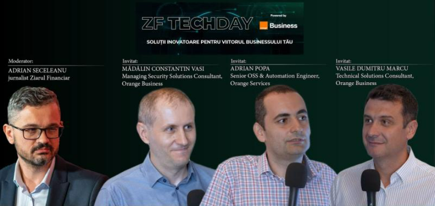 În contextul provocărilor de #securitatecibernetică pe care le au organizațiile, colegii noștri au făcut demo-uri și au prezentat pentru <a href="/ZiarulFinanciar/">Ziarul Financiar</a> Tech Day tabloul serviciilor de #cybersecurity și #cloud de la Orange Business➡️bit.ly/3zjoCxU