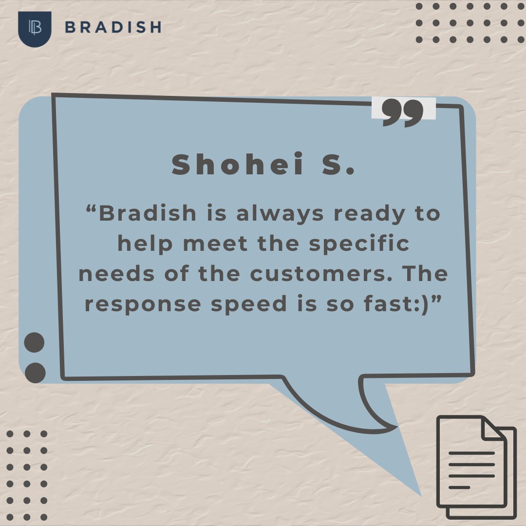 Thanks, Shohe. We are happy to respond as quickly as possible! 

#Testimony #TestimonyThursday #HappyClientsHappyLife