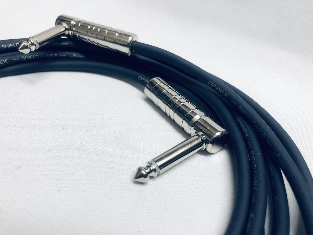 motch_sax's tweet photo. 管楽器メインなのでキャノンケーブルは持ってるんですが、電子楽器用にシールドを新調。
3m、細くて軽いの助かるー
#expro #oprex https://t.co/XT09GvDQJA