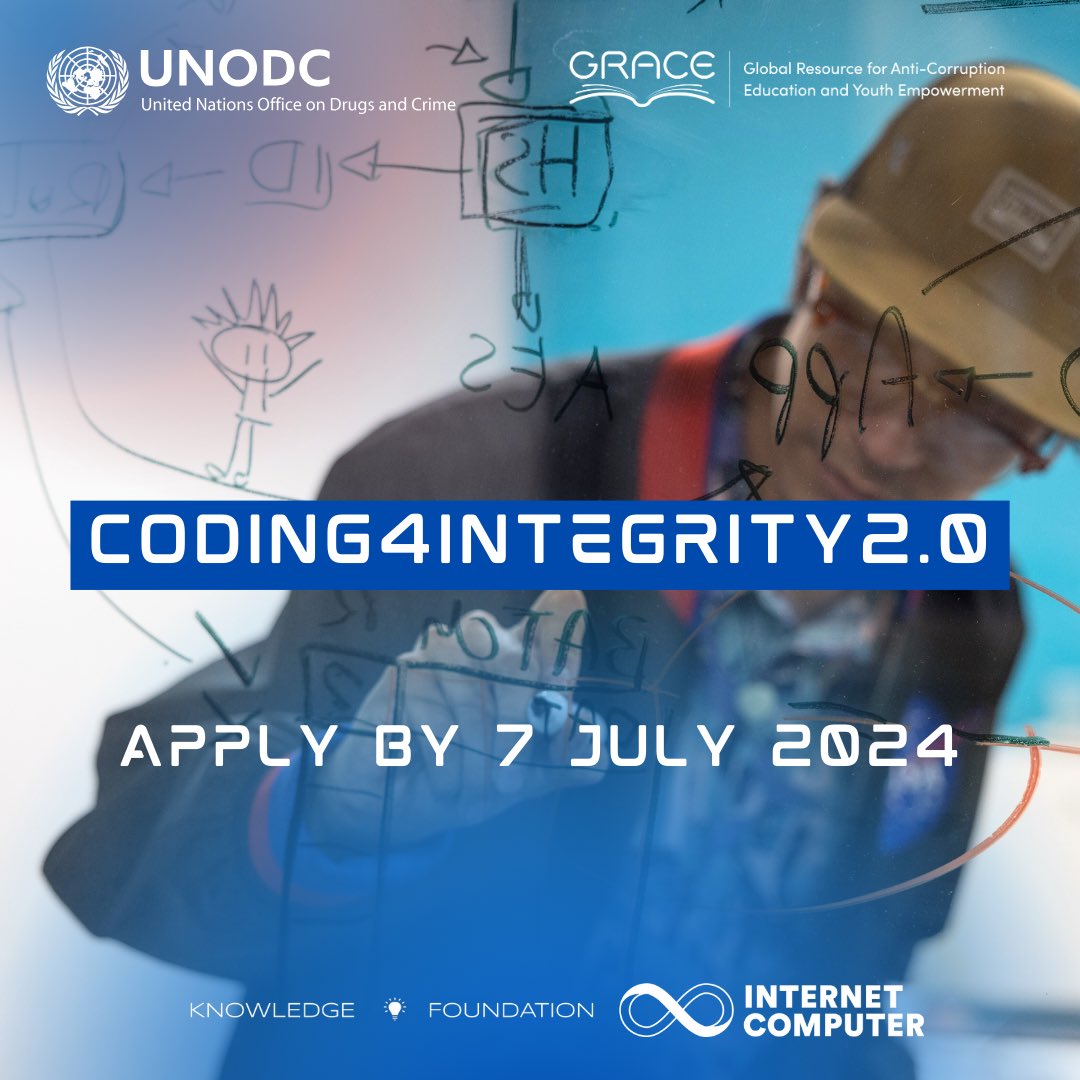 UNODCmexico's tweet photo. La innovación e imaginación de las juventudes son claves para luchar contra la corrupción. 50 jóvenes programadoras/es se unirán al Hackatón #Coding4Integrity 2.0 de @UNODC.
Únete y usa tus habilidades para crear soluciones innovadoras contra este delito: https://t.co/b8XbUNm7El https://t.co/FvPYKTJ5XV