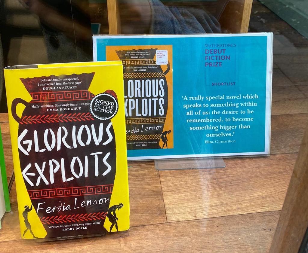 WstonesCarm's tweet image. We are super proud of our Bookseller Eliza who has been quoted for the #GloriousExploits POS! Such an exciting discovery in Waterstones Bristol today ❤️
#WDFP