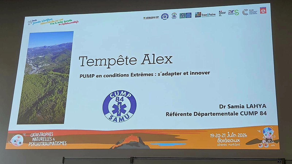 cump_84's tweet photo. Encore une belle journée @AFORCUMP_SFP avec la @CUMP33SudOuest. Atelier d'expert sur les risques #cyclone #tempête #foudre avec @ErickGokalsing et Dr Remi Foussat, animé par @FlavieDerynck et @JulieGeneste: de la necessité de former et se former à la psychiatrie de #catastrophe https://t.co/rW6j8SKxtU