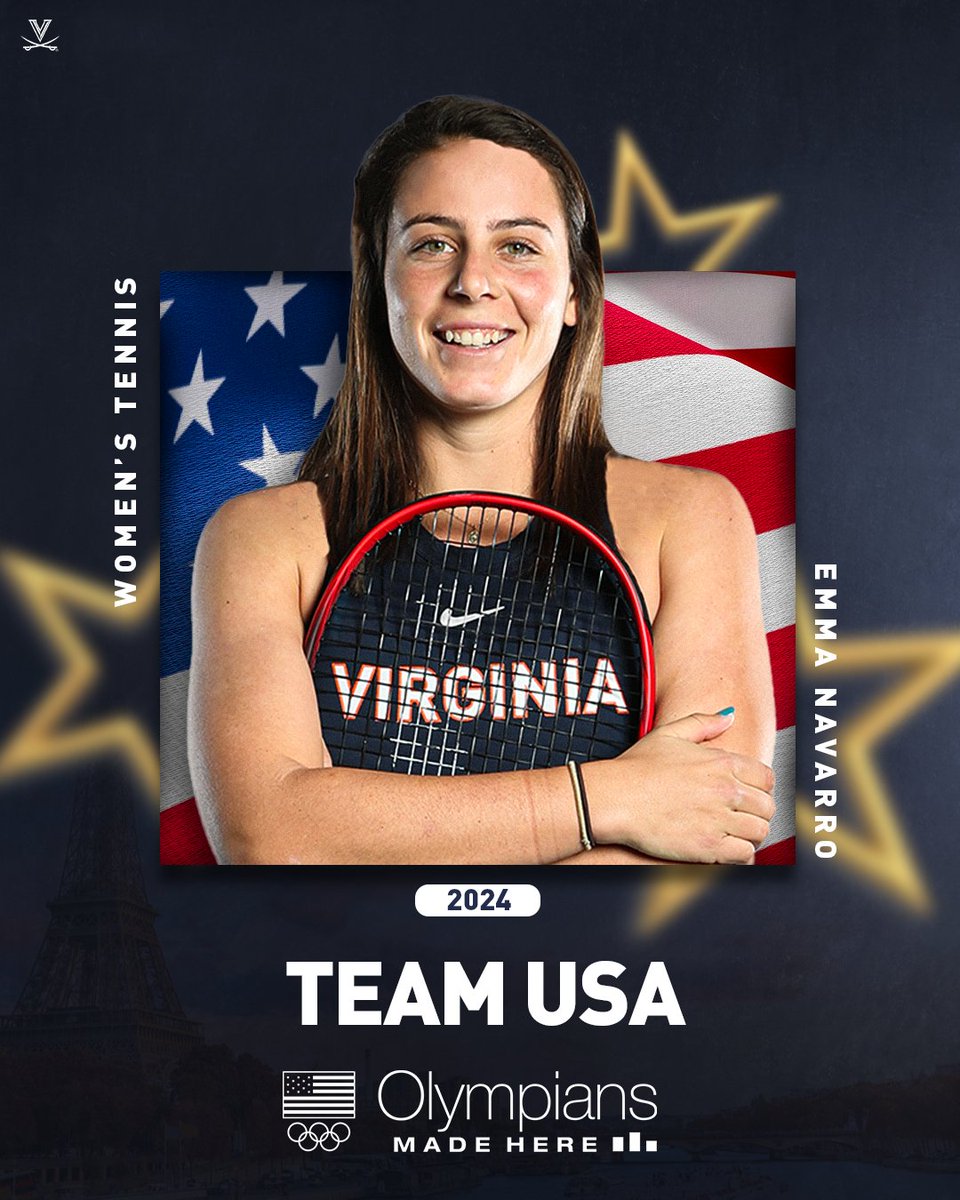 UVAWomensTennis's tweet photo. WAHOOWA!!! Congratulations to Danielle Collins and Emma Navarro on being named to the US Olympic Team! #OlympiansMadeHere @NCAA 🎾 #GoHoos 
https://t.co/Xm9HyOH90v https://t.co/9xmXmIdzBn