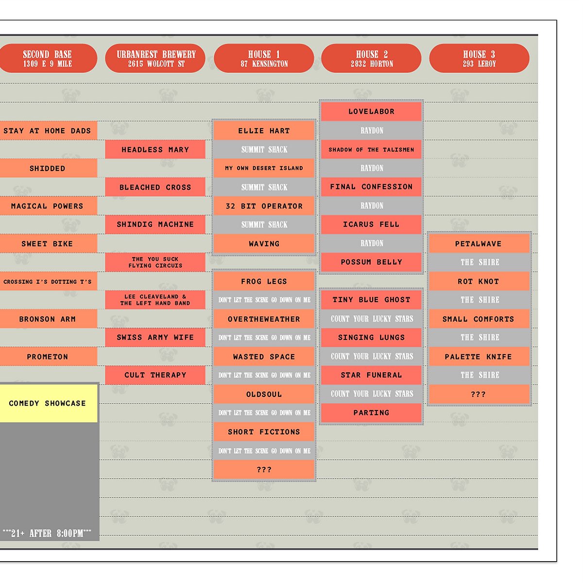 💫NEXT WEEKEND💫 we are heading back out on the road to: 

*CINCINNATI, OH on 6/29 at <a href="/LegendsBar513/">Legends Bar & Venue</a> with <a href="/mollyomalleyx/">molly</a> + many amazing bands! 

*FERNDALE, MI ON 6/30 to play <a href="/thepugdetroit/">The Pleasant Underground</a> ‘s PUG FEST! We’re playing at 2832 Horton at 7:30 PM! Can’t wait for the festivities! 🤩