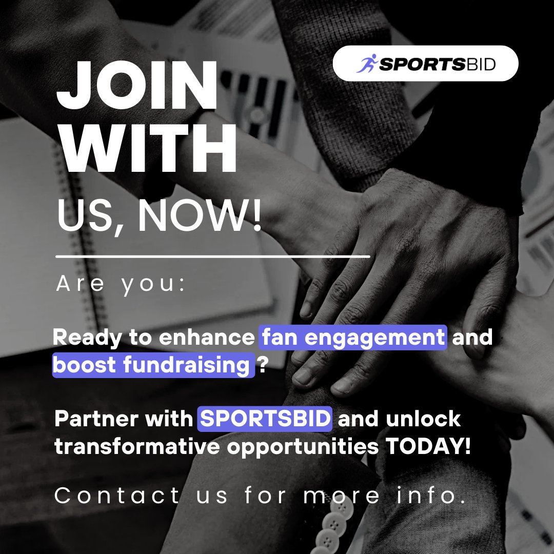 📣 Exciting News!
SPORTSBID, powered by BestAuction, is teaming up with Team Juggler! 🤝 
At SPORTSBID, our mission has always been to enhance fan engagement and boost fundraising for sports clubs and charities. 
Stay tuned for amazing updates! 🚀🌟
#FanEngagement #fundraising