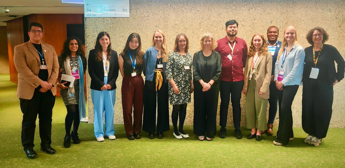 andersen_inger's tweet photo. One of the many joys of being @UNEP ED is meeting young leaders across the 🌎
As ever, great to see @cymgunep & hear their #OEWG3 priorities to secure a pollution free world.
A successful #OEWG3 is vital to deliver this future & protect quality of life for generations to come. https://t.co/v7A7nUAPDR