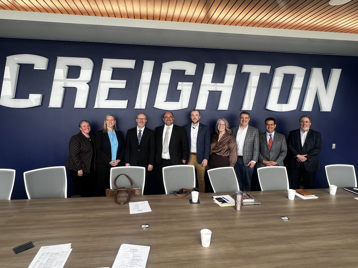 ⁦Special thank you to the state staff of ⁦<a href="/PeteRicketts/">Pete Ricketts</a>⁩ for their time today ⁦<a href="/Creighton/">Creighton University</a>⁩ ⁦<a href="/CreightonSOM/">CreightonSOM</a>⁩ to learn about our research work. Look forward to partnering in the future.