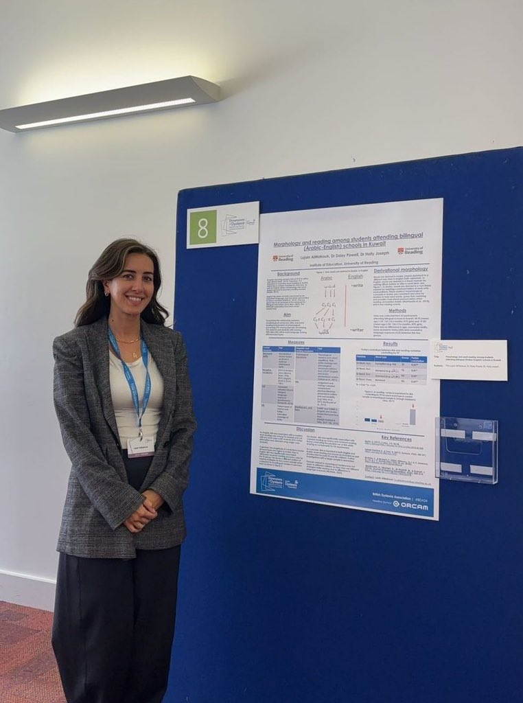 LujAlMatrouk's tweet image. Delighted to present at #BDA24. Leading the way in dyslexia research
#Dyslexia #SpLD #SENresearch #SENpractice #research #genetics #neuroscience #assistivetech #SENpractice