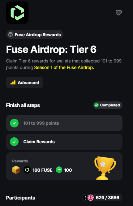 4poppo's tweet photo. เคลม Fuse Airdrop 🪂กันต่อครับ
1⃣ เช็คแต้ม
2⃣ ไปเคลมต่อใน Layer3 

ผมได้มามูลค่า 4 ดอลครับ 🤣

👇
https://t.co/IXHiFbXw5k https://t.co/Detxrmxwmk