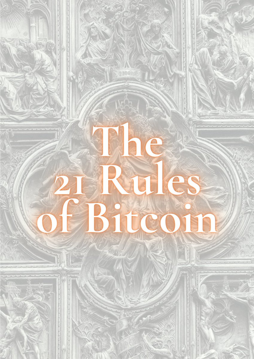 The 21 Rules of #Bitcoin:
- by <a href="/saylor/">Michael Saylor</a>