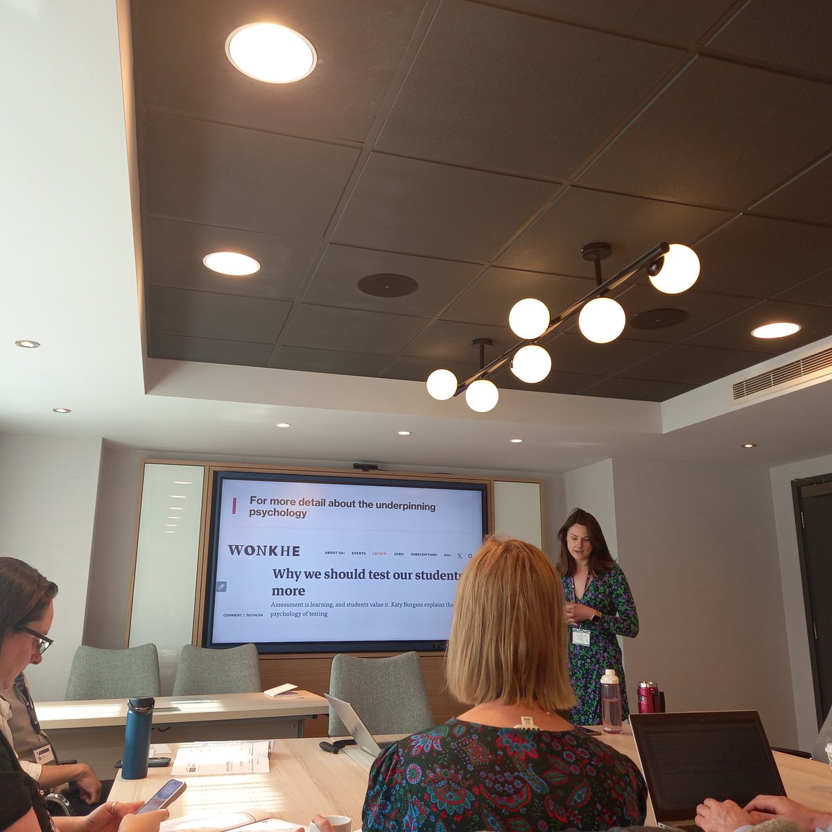 Prof Naomi Winstone (@docwinstone) on Twitter photo Fantastic to have a cognitive science perspective on assessment at #aheconf2024 courtesy of <a href="/DrKatyBurgess/">Katy Burgess</a> Fantastic to have a cognitive science perspective on assessment at #aheconf2024 courtesy of <a href="/DrKatyBurgess/">Katy Burgess</a>