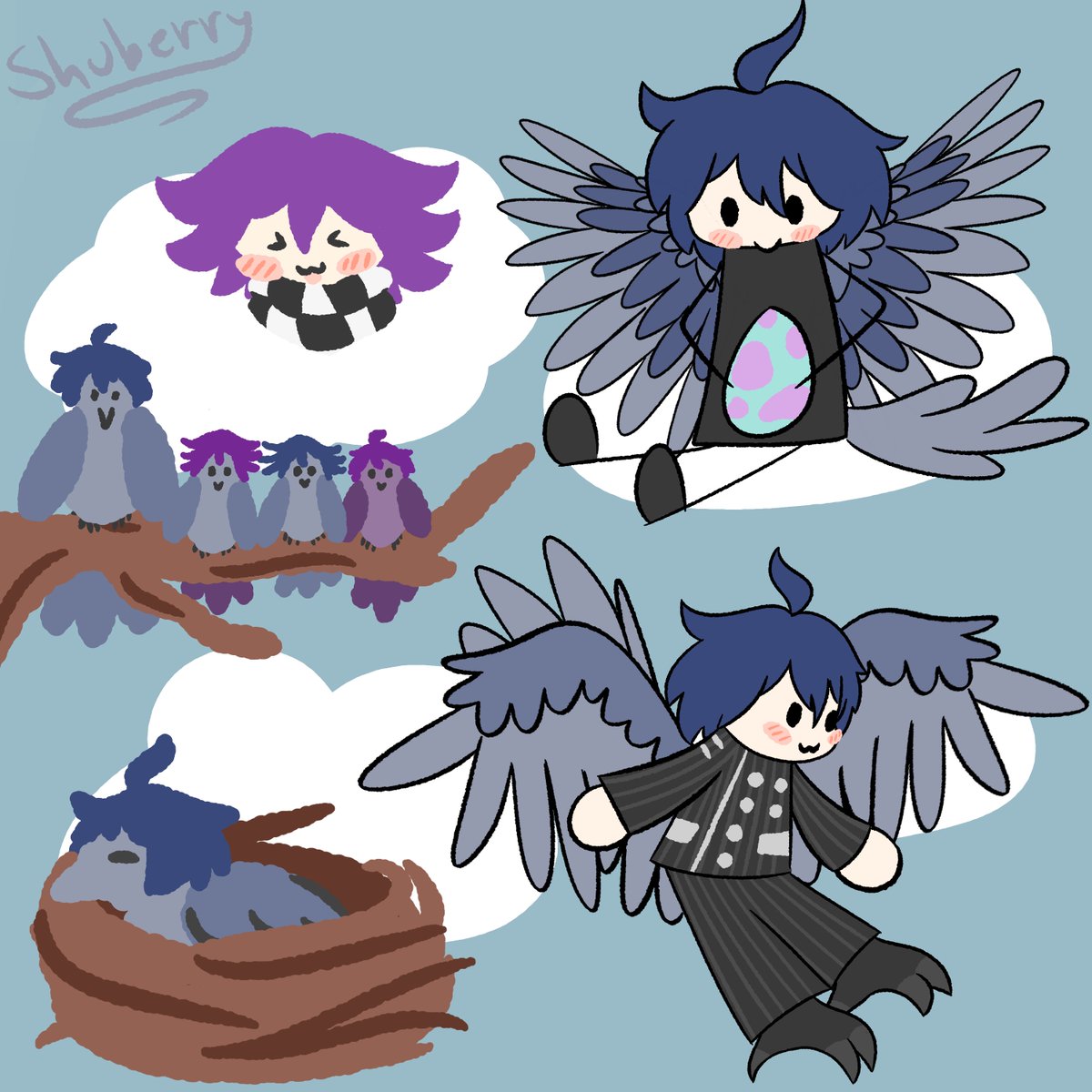 My other art for day 6 flopped so here's more

Bird Shuichi 💙

#saioumaweek2024