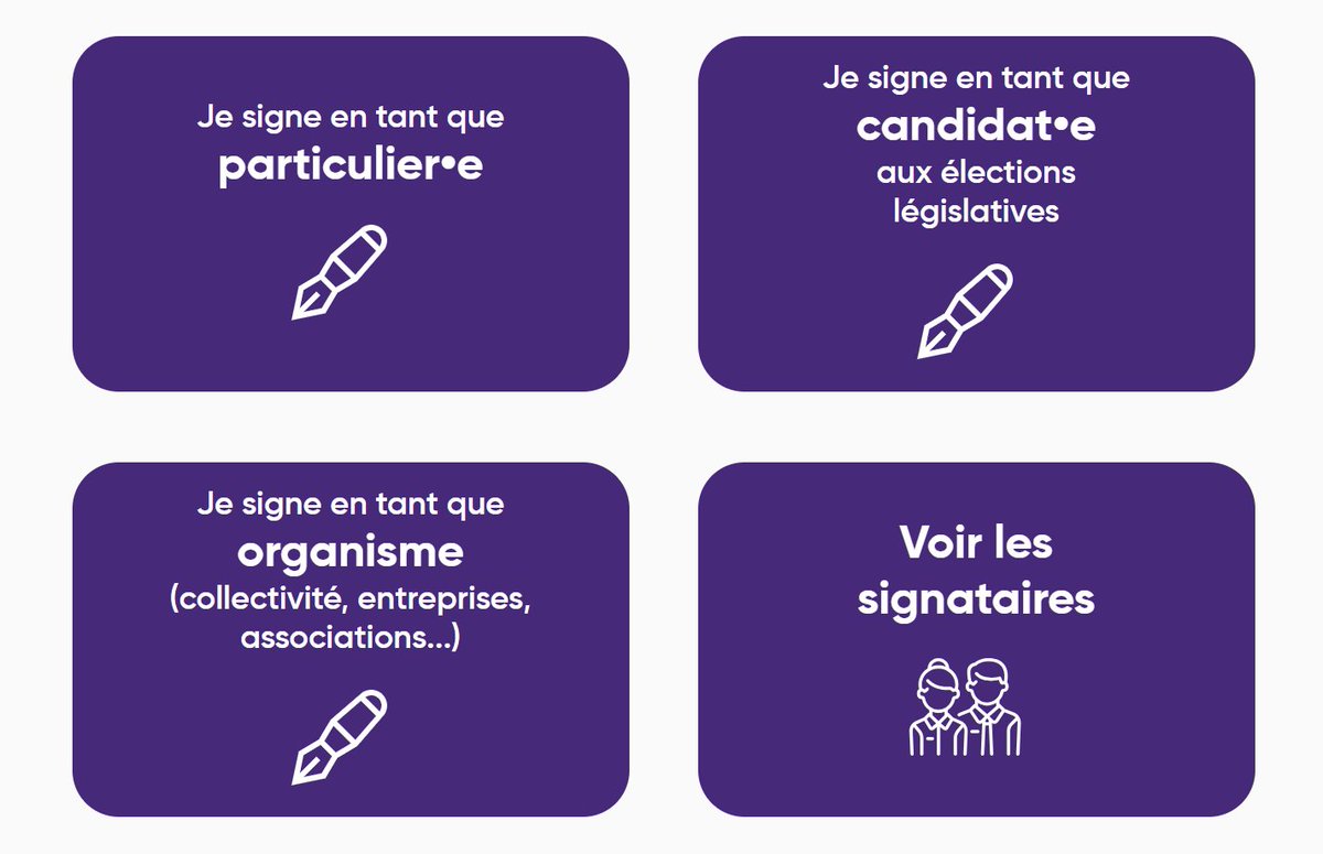 Liberté, égalité, fraternité, mobilité!
Particuliers, responsables d'association, d'entreprises, de collectivités, signez et faites signer aux candidates et candidats le manifeste de la <a href="/FUB_fr/">FUB</a> !
↪️ elections.parlons-velo.fr
🚲🚲🚲