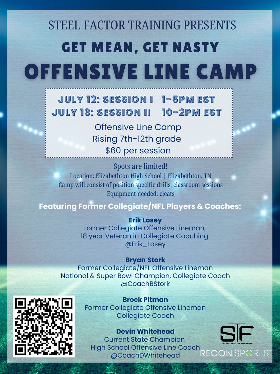 Erik Losey (@erik_losey) on Twitter photo Vero Beach made and is a remarkable man/father. A class act, a consensus All-American, all conference, a REAL <a href="/rimingtontrophy/">Rimington Trophy</a> recipient, national and super bowl champion. To say the least, looking forward to working next to <a href="/CoachBStork/">Bryan Stork</a> again in July!
form.jotform.com/241664820843055 Vero Beach made and is a remarkable man/father. A class act, a consensus All-American, all conference, a REAL <a href="/rimingtontrophy/">Rimington Trophy</a> recipient, national and super bowl champion. To say the least, looking forward to working next to <a href="/CoachBStork/">Bryan Stork</a> again in July!
form.jotform.com/241664820843055