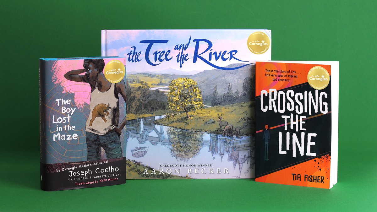 The Carnegies (@carnegiemedals) on Twitter photo 🎉 Congratulations to the 2024 Winners of the Yoto Carnegie Medals for Writing and Illustration, and Shadowers' Choice Medals <a href="/CarnegieMedals/">The Carnegies</a>: @StoryBreathing, @JospehACoelho and <a href="/tiafisher_/">Tia Fisher (moving to Bluesky and Insta)</a>! #YotoCarnegies24
Read the press release: yotocarnegies.co.uk/2024-winners-a… 🎉 Congratulations to the 2024 Winners of the Yoto Carnegie Medals for Writing and Illustration, and Shadowers' Choice Medals <a href="/CarnegieMedals/">The Carnegies</a>: @StoryBreathing, @JospehACoelho and <a href="/tiafisher_/">Tia Fisher (moving to Bluesky and Insta)</a>! #YotoCarnegies24
Read the press release: yotocarnegies.co.uk/2024-winners-a…