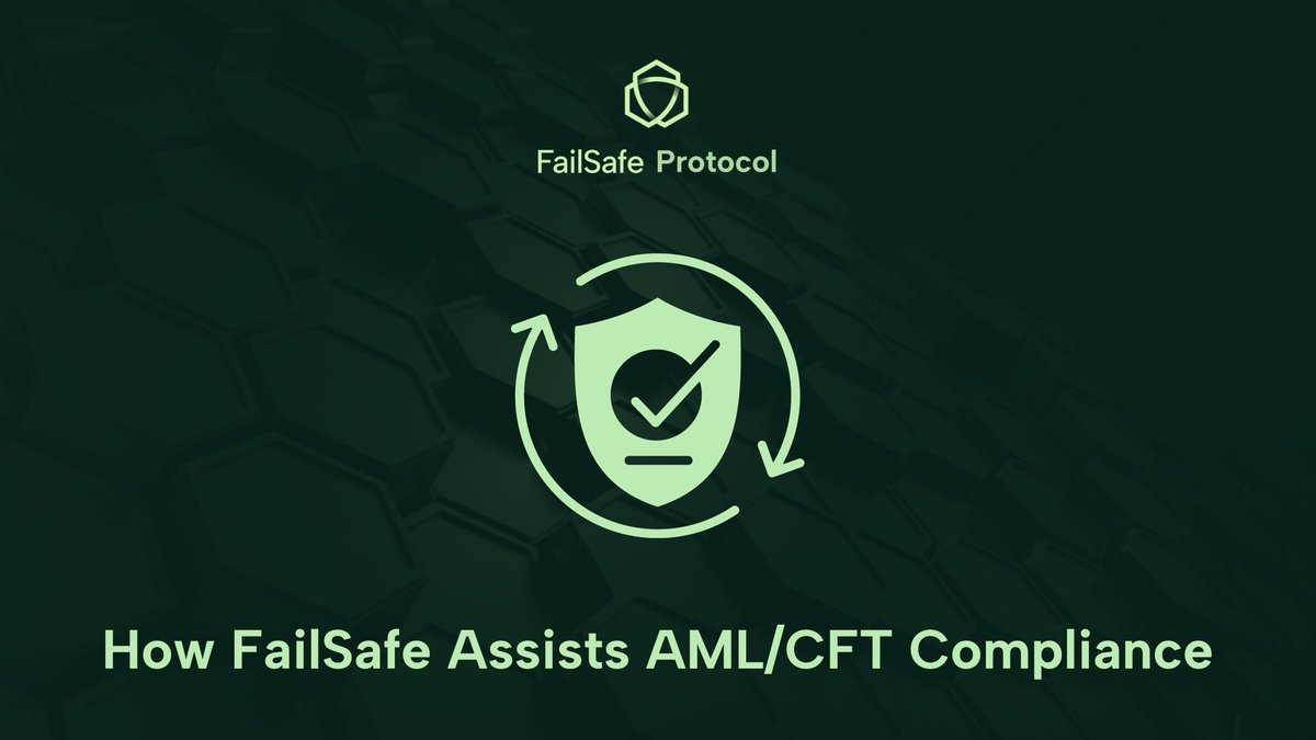 AML/CFT regulations guide crypto enterprise operations, but compliance can get tricky.

FailSafe is uniquely adapted to assist this process, particularly with respect to the latest rules by <a href="/MAS_sg/">MAS</a>.

Find out how to leverage FailSafe as your trusted partner for compliance 👇