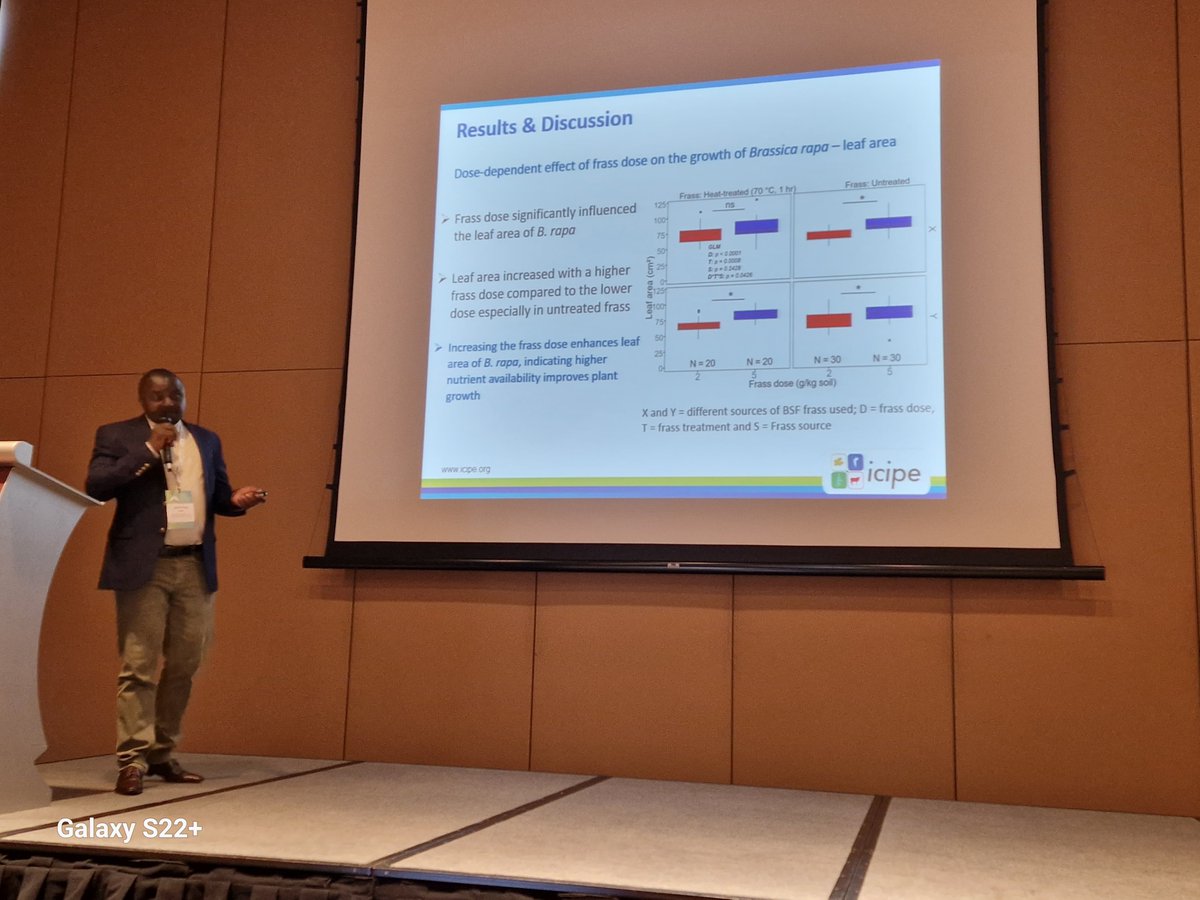 icipe (@icipe) on Twitter photo <a href="/Shaphan_Chia/">Shaphan Y. Chia</a> on the floor!
Talking about Black soldier fly #frassfertilizer and crop growth
<a href="/FranceinKenya/">FrenchEmbassyKenya</a> <a href="/EUinKenya/">European Union In Kenya</a> <a href="/ACIARAfrica/">ACIAR in Eastern and Southern Africa</a> <a href="/ACIARAustralia/">ACIAR</a> <a href="/RockefellerFdn/">The Rockefeller Foundation</a> <a href="/Cirad/">Cirad</a> <a href="/noradno/">Norad</a> <a href="/FCDOGovUK/">Foreign, Commonwealth & Development Office</a> <a href="/Shaphan_Chia/">Shaphan Y. Chia</a> on the floor!
Talking about Black soldier fly #frassfertilizer and crop growth
<a href="/FranceinKenya/">FrenchEmbassyKenya</a> <a href="/EUinKenya/">European Union In Kenya</a> <a href="/ACIARAfrica/">ACIAR in Eastern and Southern Africa</a> <a href="/ACIARAustralia/">ACIAR</a> <a href="/RockefellerFdn/">The Rockefeller Foundation</a> <a href="/Cirad/">Cirad</a> <a href="/noradno/">Norad</a> <a href="/FCDOGovUK/">Foreign, Commonwealth & Development Office</a>