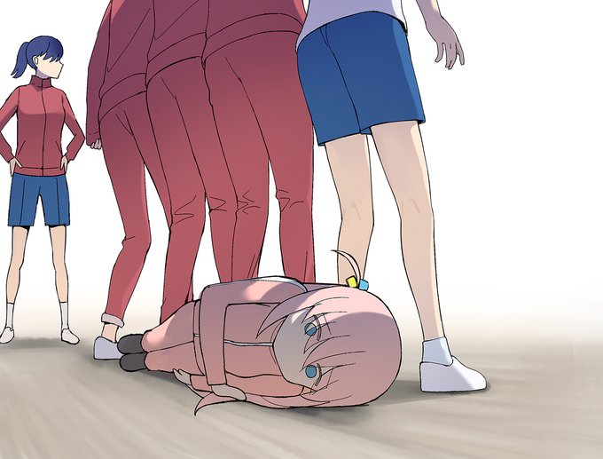 体育のサッカーのときのぼっちちゃんです 