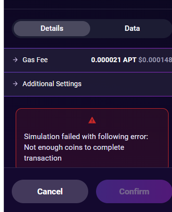 领 #LayerZero $ZRO 刷过#apt 跨链的别忘记看看apt钱包有没有空投啊 不过aot钱包的空投领取有问题 gas够的 usdc也够 就是提示出错