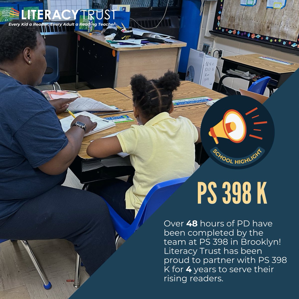 Literacy Trust (@literacytrustny) on Twitter photo Shoutout to the hardworking instructional team and Program Coordinator at PS 398 in #Brooklyn! They are supporting their students with targeted and systematic reading instruction. π #ReadingIntervention #Literacy #NYCSchools <a href="/398Ps/">Walter Weaver 398</a> Shoutout to the hardworking instructional team and Program Coordinator at PS 398 in #Brooklyn! They are supporting their students with targeted and systematic reading instruction. π #ReadingIntervention #Literacy #NYCSchools <a href="/398Ps/">Walter Weaver 398</a>