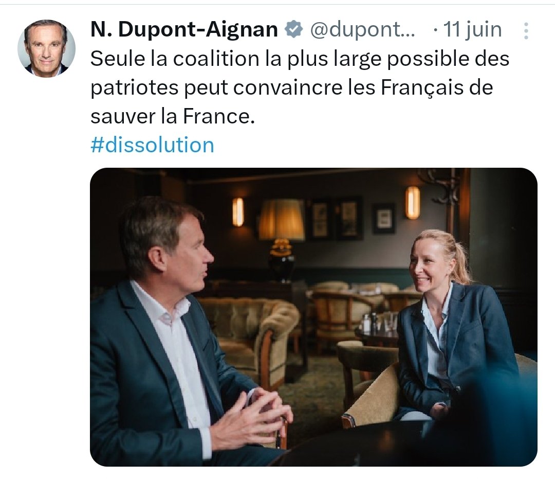 <a href="/DineshKhoosy/">Dinesh Khoosy</a> <a href="/stagounet77/">Nicolas</a> <a href="/dupontaignan/">N. Dupont-Aignan</a> <a href="/oclodong/">Olivier Clodong</a> <a href="/RNational_off/">Rassemblement National</a> C'est pas le genre .
Pourtant ⬇️