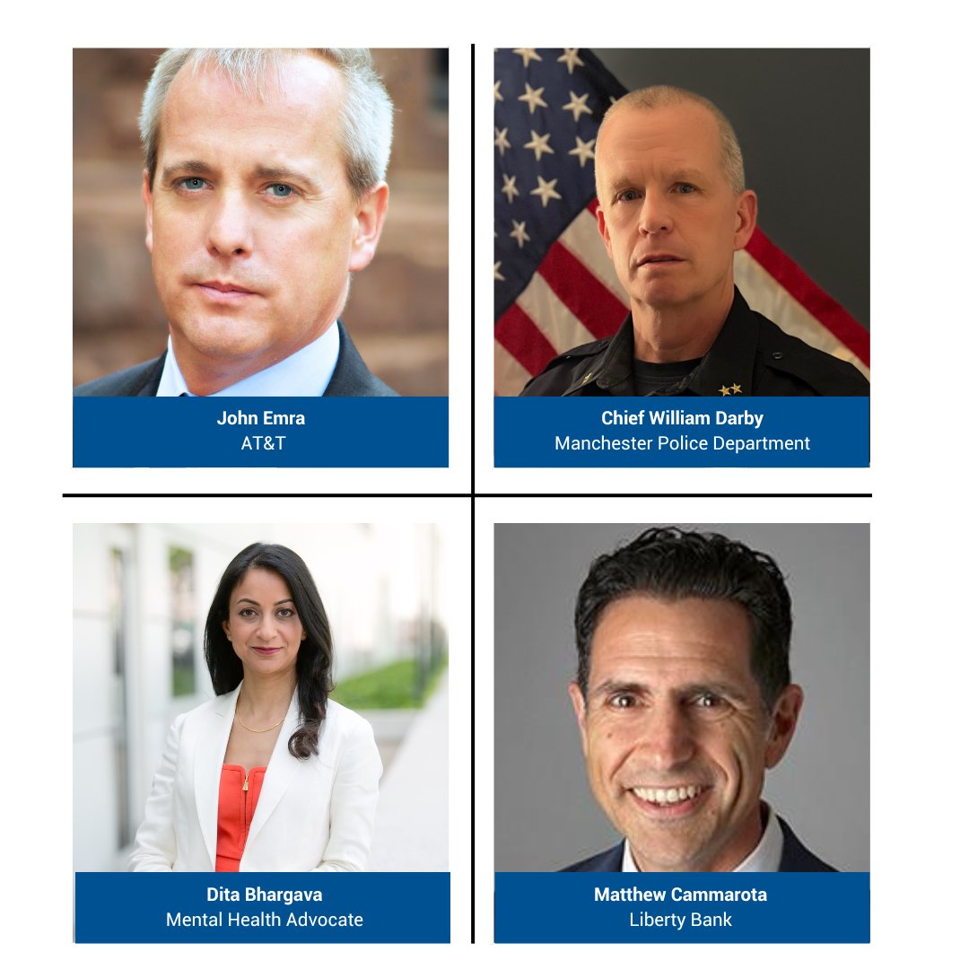 United Way of Connecticut (@unitedwayct) on Twitter photo We are thrilled to welcome 4 new board members: <a href="/johnremra/">John R Emra</a>, president of <a href="/ATT/">AT&T</a>'s Atlantic Region; Chief William Darby, Chief of Manchester Police Dept; Dita Bhargava, Mental Health Advocate and <a href="/MattCammarota/">Matt Cammarota</a>, Senior Vice President and Head of Retail Lending at <a href="/LibertyBank_CT/">Liberty Bank</a>. We are thrilled to welcome 4 new board members: <a href="/johnremra/">John R Emra</a>, president of <a href="/ATT/">AT&T</a>'s Atlantic Region; Chief William Darby, Chief of Manchester Police Dept; Dita Bhargava, Mental Health Advocate and <a href="/MattCammarota/">Matt Cammarota</a>, Senior Vice President and Head of Retail Lending at <a href="/LibertyBank_CT/">Liberty Bank</a>.