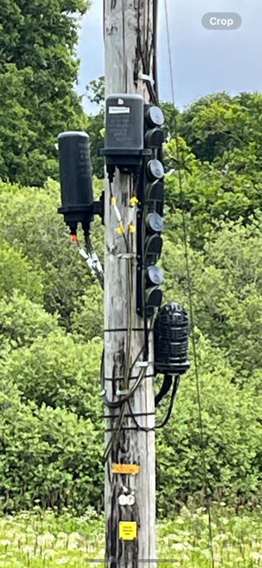 MrGordonBarr's tweet photo. Hi @WeAreOpenreach , Help! Please could u send an engineer to our property. U say we cannot get fibre 2, all neighbours have it, &amp; pics show pole at bottom of our drive with it, plus pic of cables on drive as they were being put in. At our wits end after sending emails galore 2u https://t.co/gpCx9DMfg0